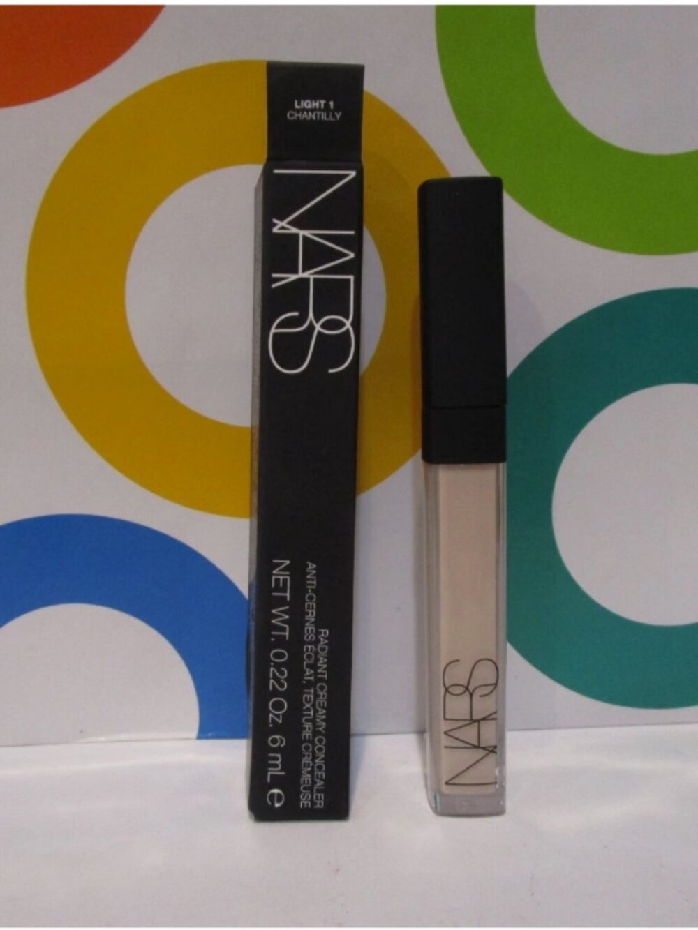 NARS ~ RADIANT CREAMY CONCEALER ~ LIGHT # 1 CHANTILLY ~ 0.22 OZ